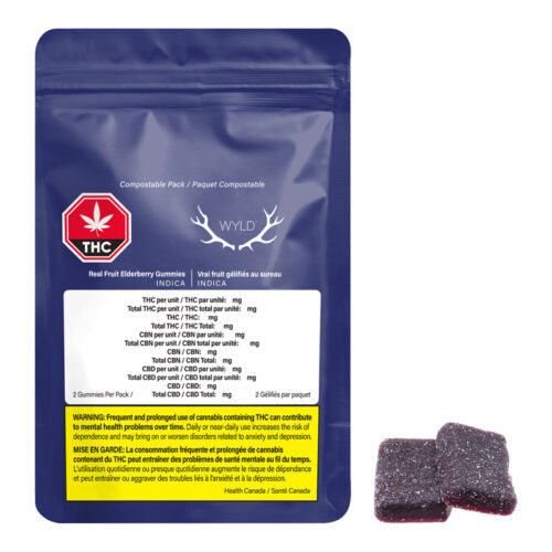 WYLD - Real Fruit Elderberry Gummies