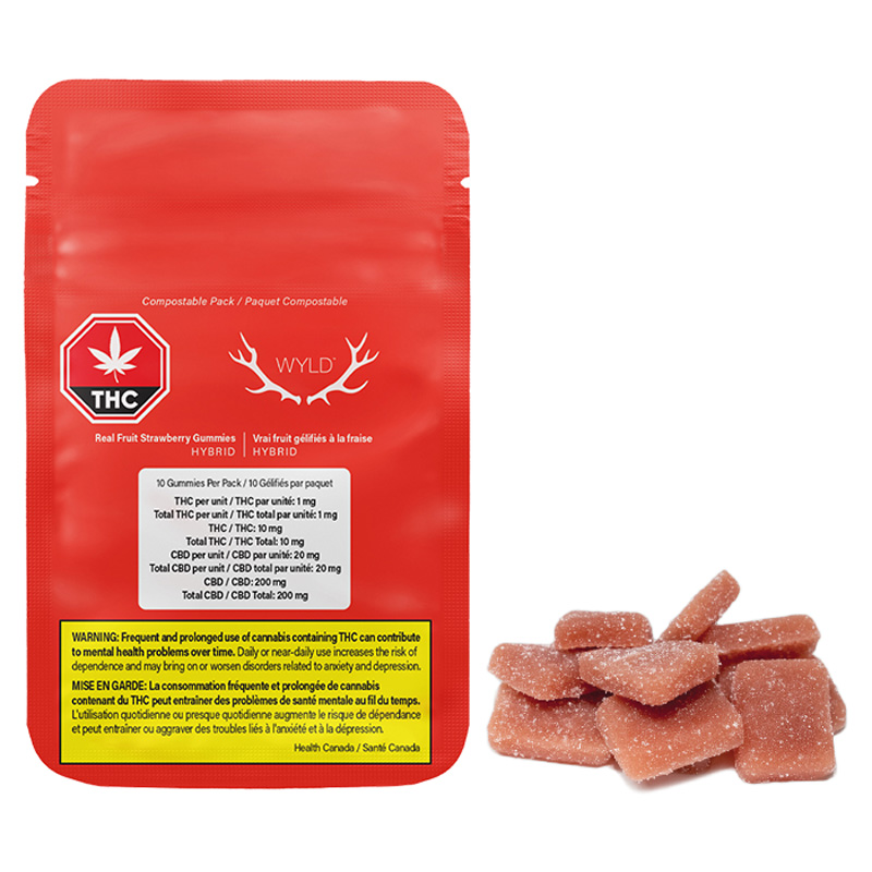 WYLD - Real Fruit Strawberry Gummies