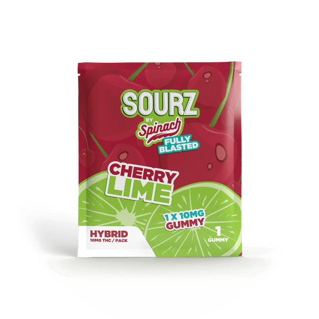SOURZ by Spinach - Fully Blasted Cherry Lime Gummy