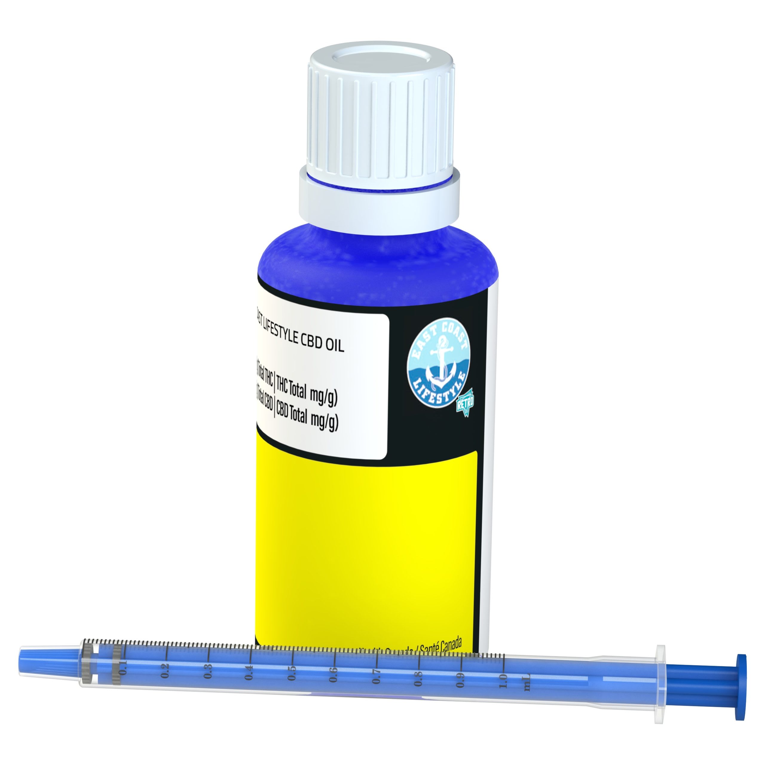Retro Cannabis - East Coast Lifestyle CBD 100 Oil